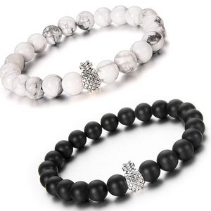 Set of 2 Pineapple Charm Bracelets Couples,Bff
